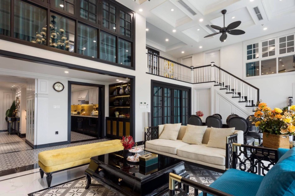 Căn hộ duplex gồm 2 tầng thông nhau