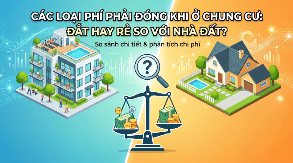 Các loại phí phải đóng khi ở chung cư