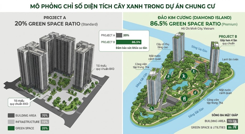 Chỉ số diện tích cây xanh