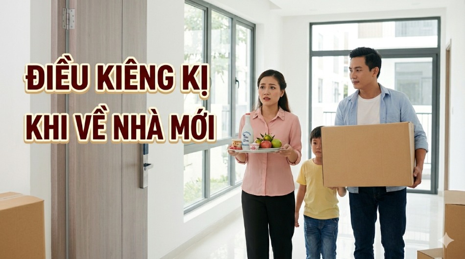 Điều kiêng kị khi về nhà mới